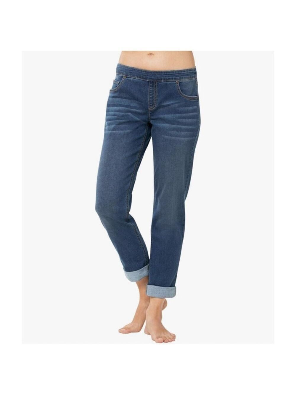 Pajama Jeans Boyfriend Cut 1X Rolled Cuff XL